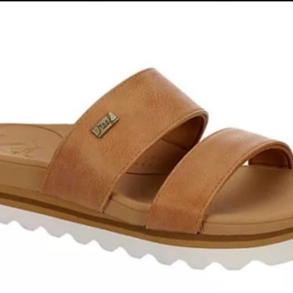 REEF Banded Horizon Hi Women's Slide Sandal size 7